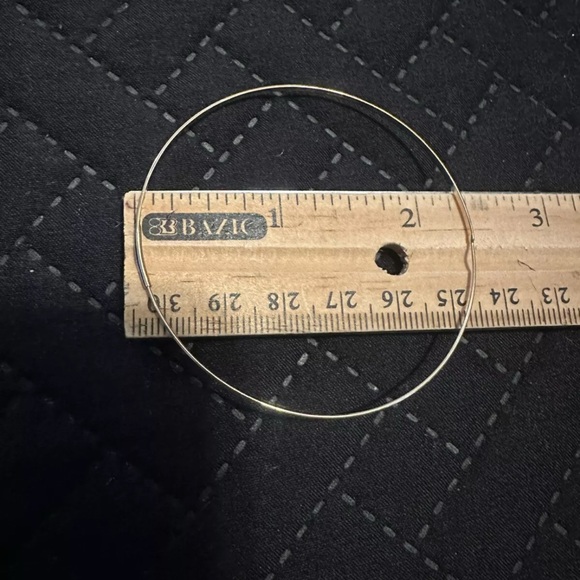 Lana Flat Magic 14k Hoops Women's Earrings. - Picture 7 of 7